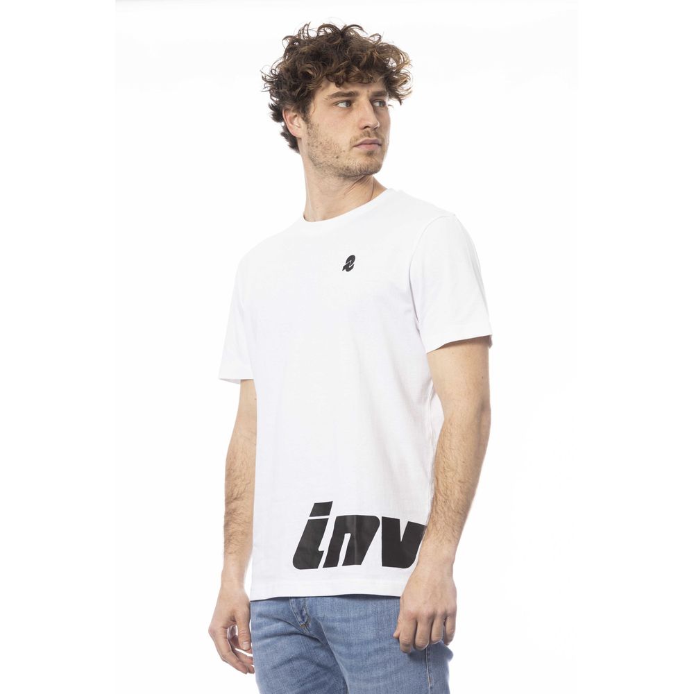 Camiseta blanca de algodón para hombre