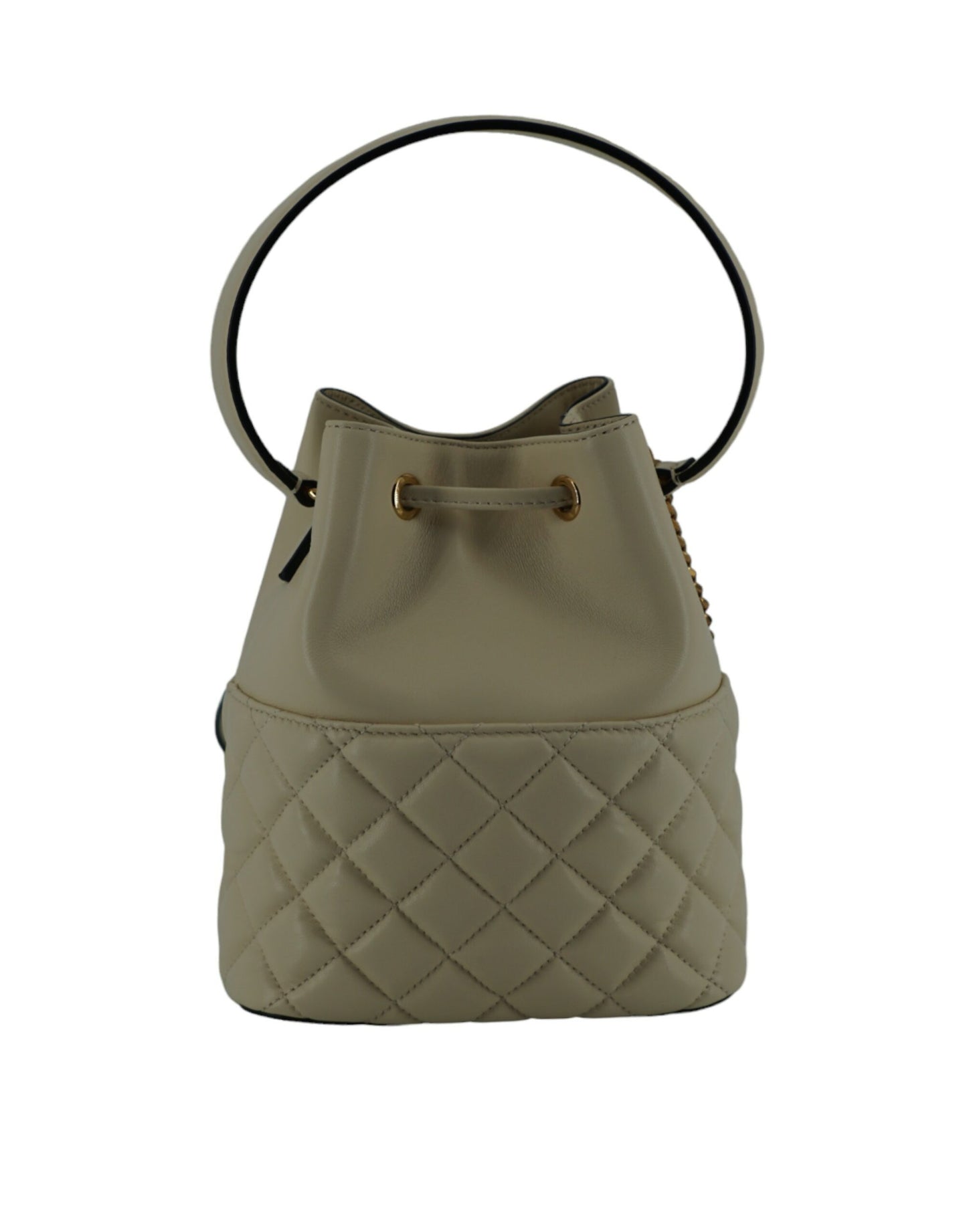 Elegante bolso bandolera pequeño de piel blanca