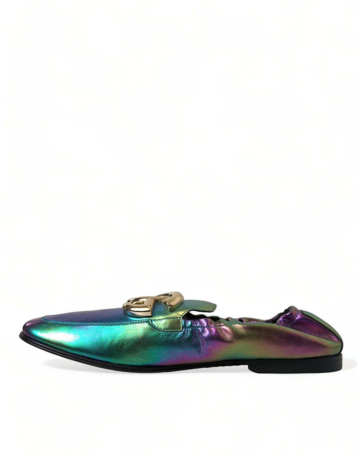 Elegantes mocasines iridiscentes para caballero