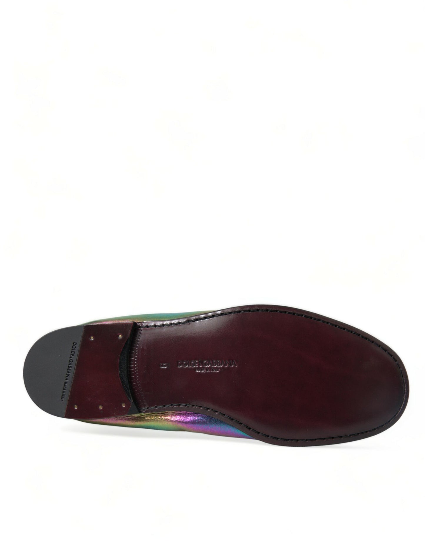 Elegantes mocasines iridiscentes para caballero