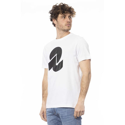 Camiseta blanca de algodón para hombre