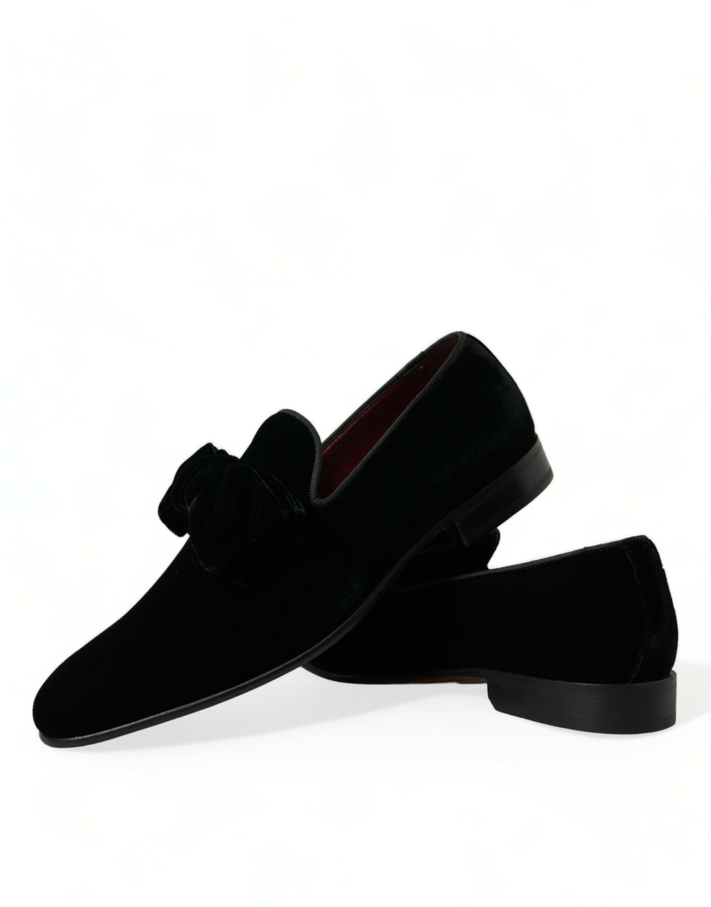 Mocasines elegantes de terciopelo negro - Calzado de lujo para hombre