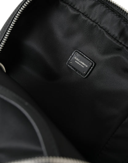 Mochila pequeña elegante de piel de becerro negra