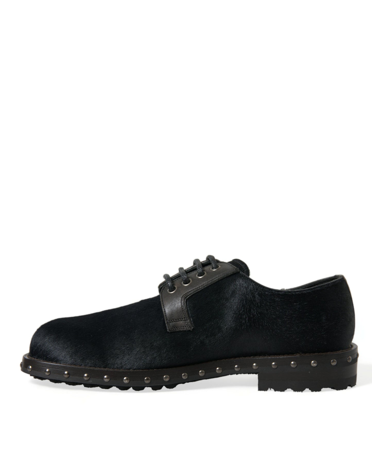 Elegantes zapatos Derby de piel de becerro negra