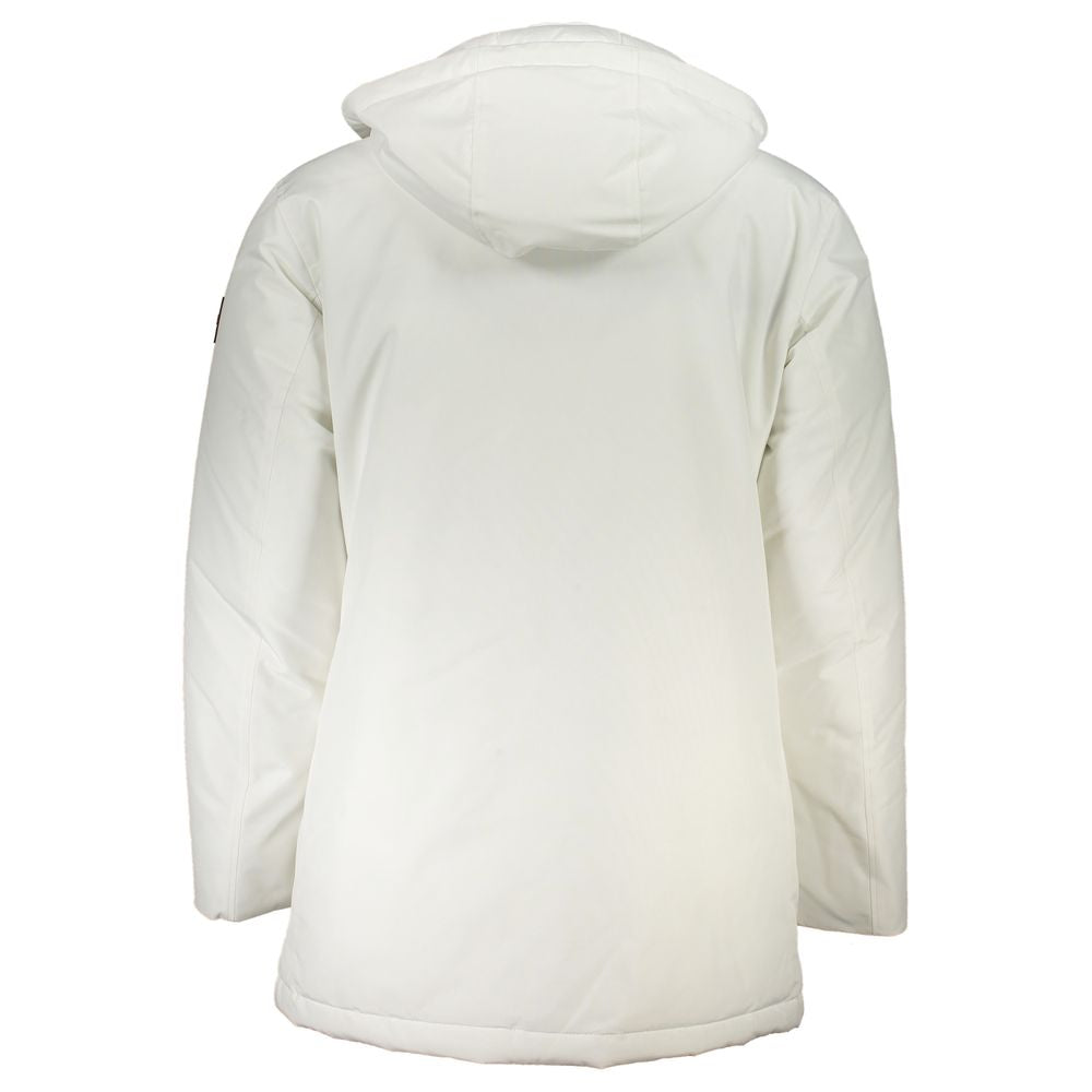 Chaqueta de poliamida blanca para hombre