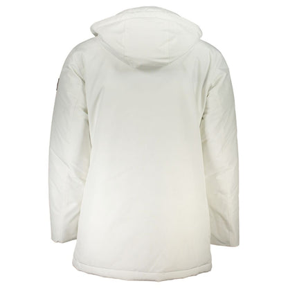 Chaqueta de poliamida blanca para hombre