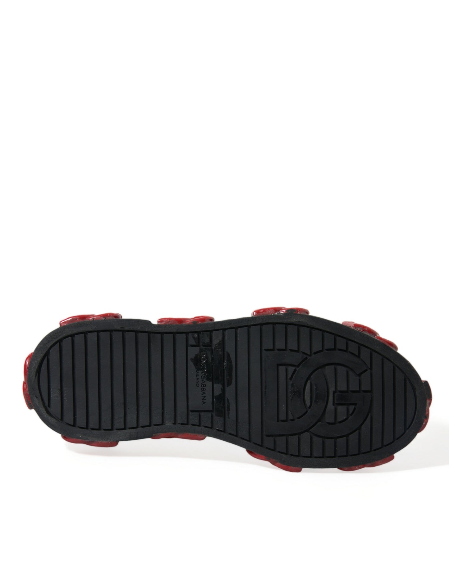 Zapatillas altas multicolores con un toque de lujo