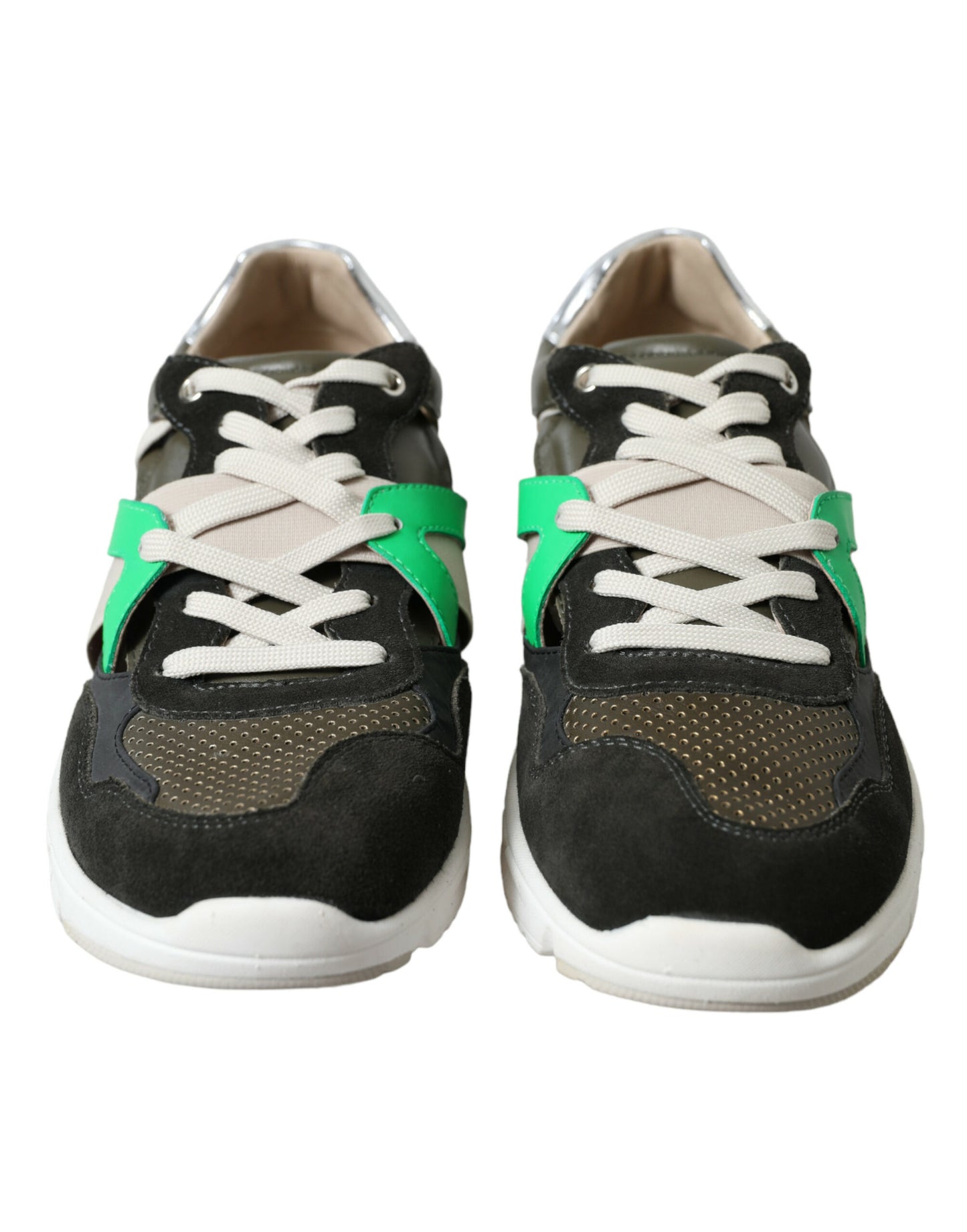 Exquisitas zapatillas bajas multicolores de diseñador