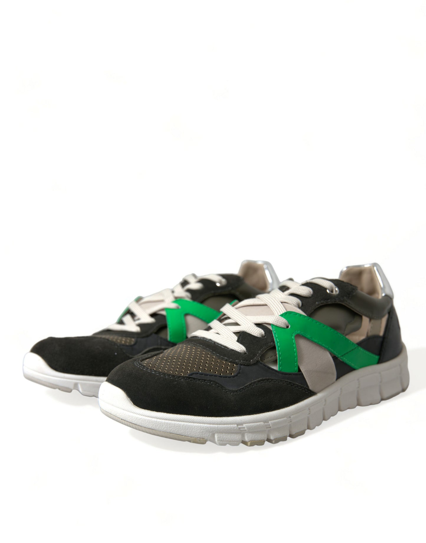 Exquisitas zapatillas bajas multicolores de diseñador