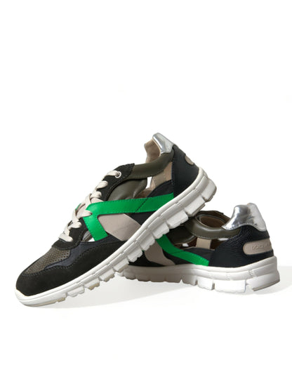 Exquisitas zapatillas bajas multicolores de diseñador