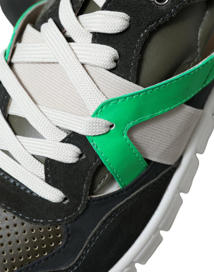 Exquisitas zapatillas bajas multicolores de diseñador