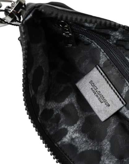 Elegante bolso de diseño de nailon y cuero