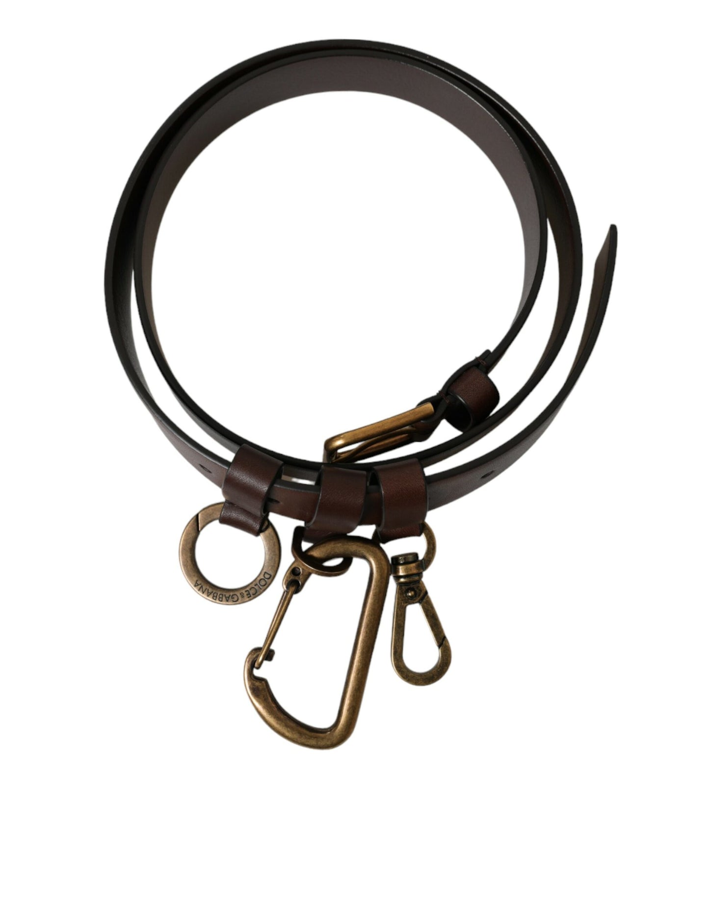 Elegante cinturón de piel de becerro marrón: un accesorio atemporal