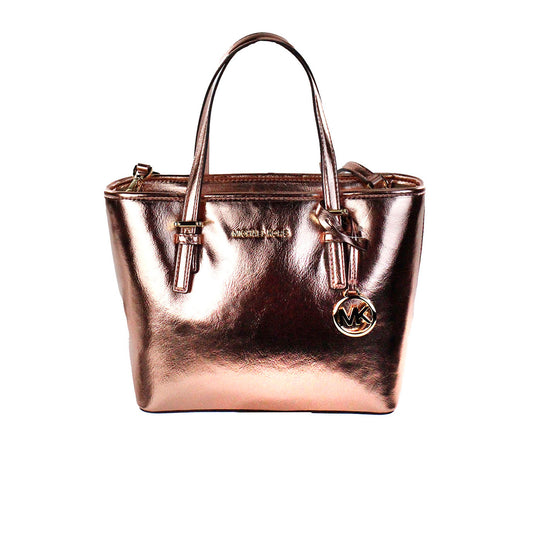 Bolso tote Jet Set Primrose Metallic XS con cremallera superior