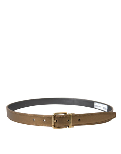 Cinturón de piel dorado metalizado: elegancia atemporal