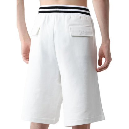 Bermudas blancas de algodón para hombre
