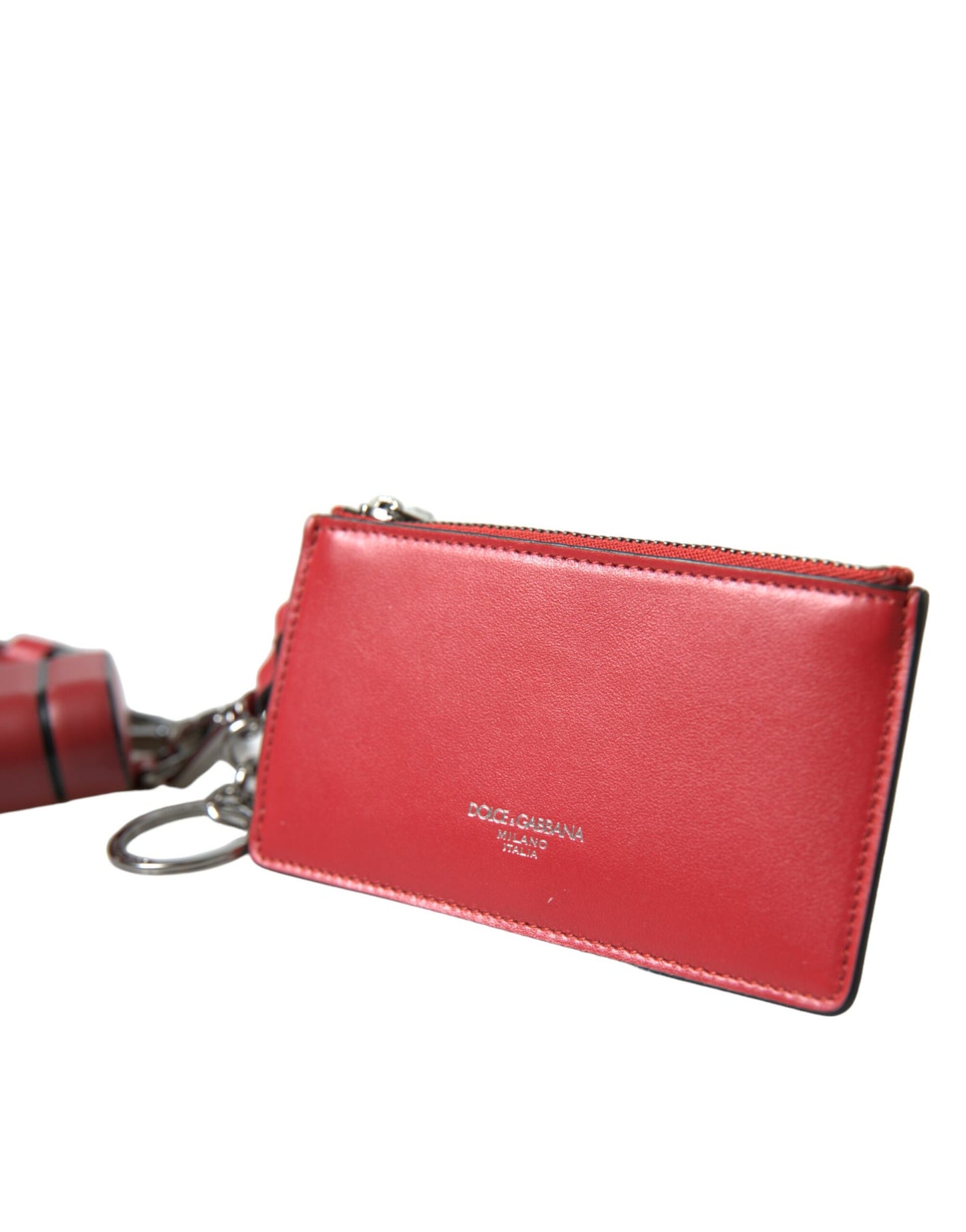 Elegante funda de cuero rojo para Airpods