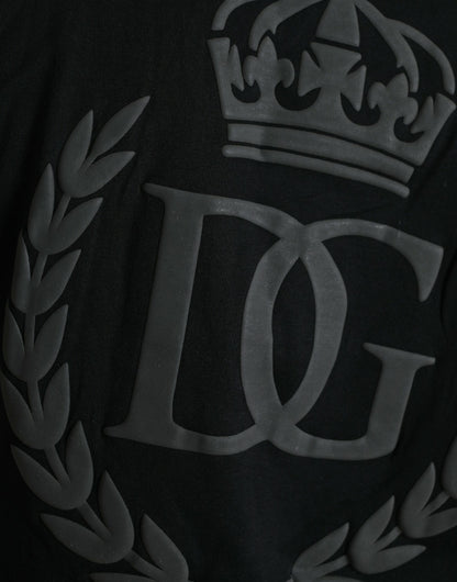 Elegante camiseta de algodón con logotipo en relieve