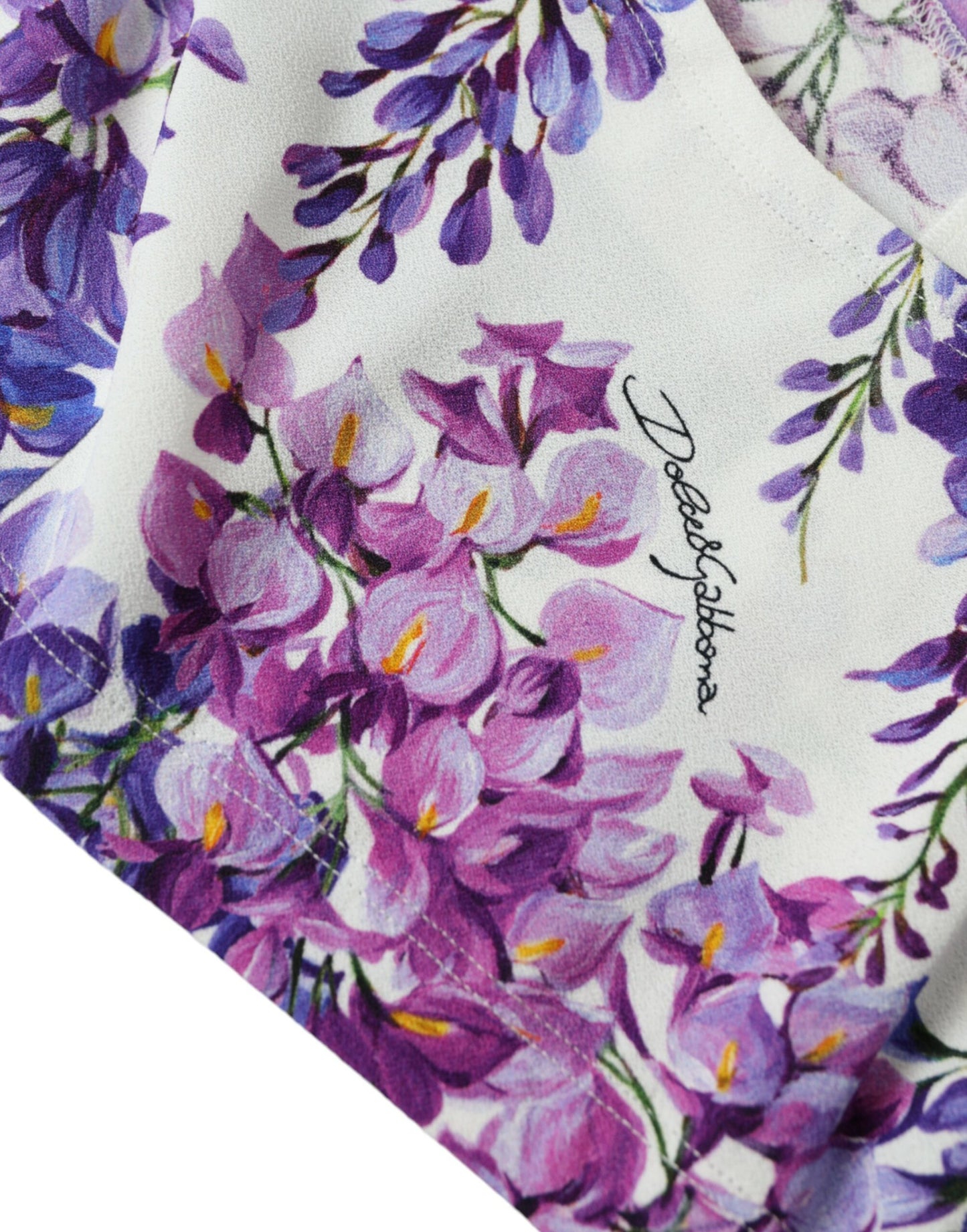Elegante top corto floral