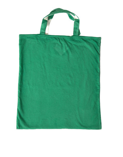 Elegante bolso de tela verde