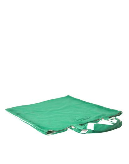 Elegante bolso de tela verde