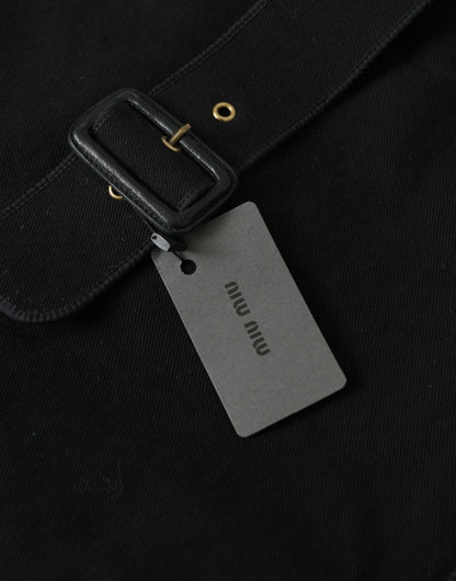 Bolso de mezclilla negro chic para el día a día
