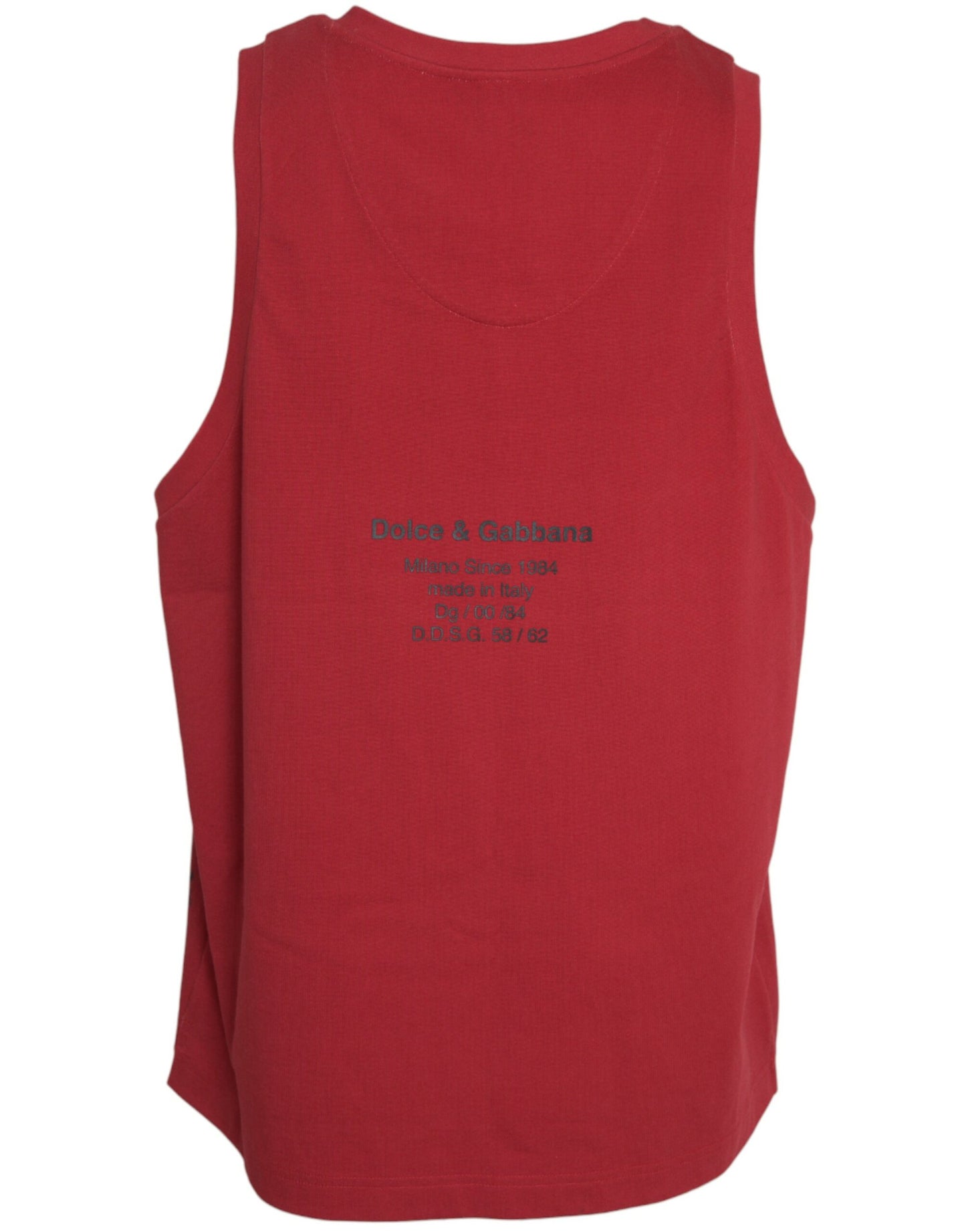 Camiseta sin mangas con estampado de leopardo rojo
