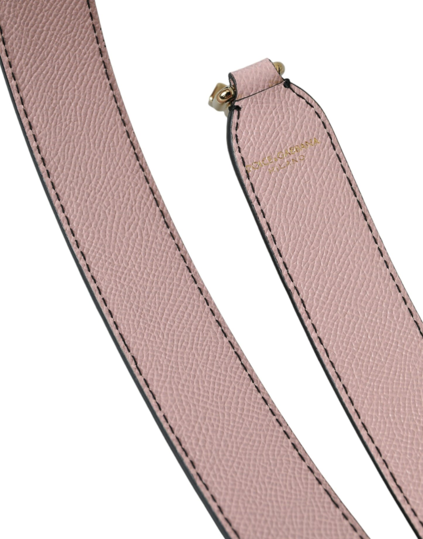 Correa de hombro para bolso de cuero rosa
