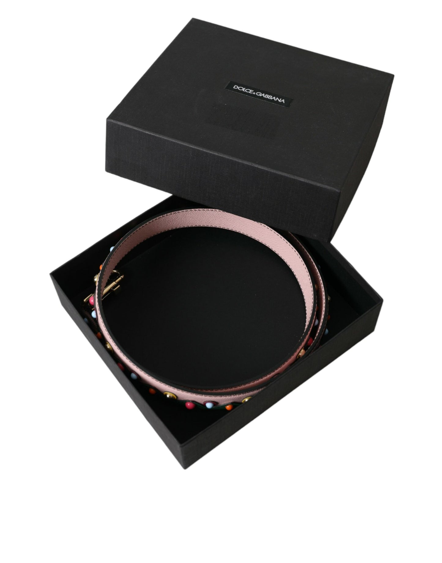 Correa de hombro para bolso de cuero rosa