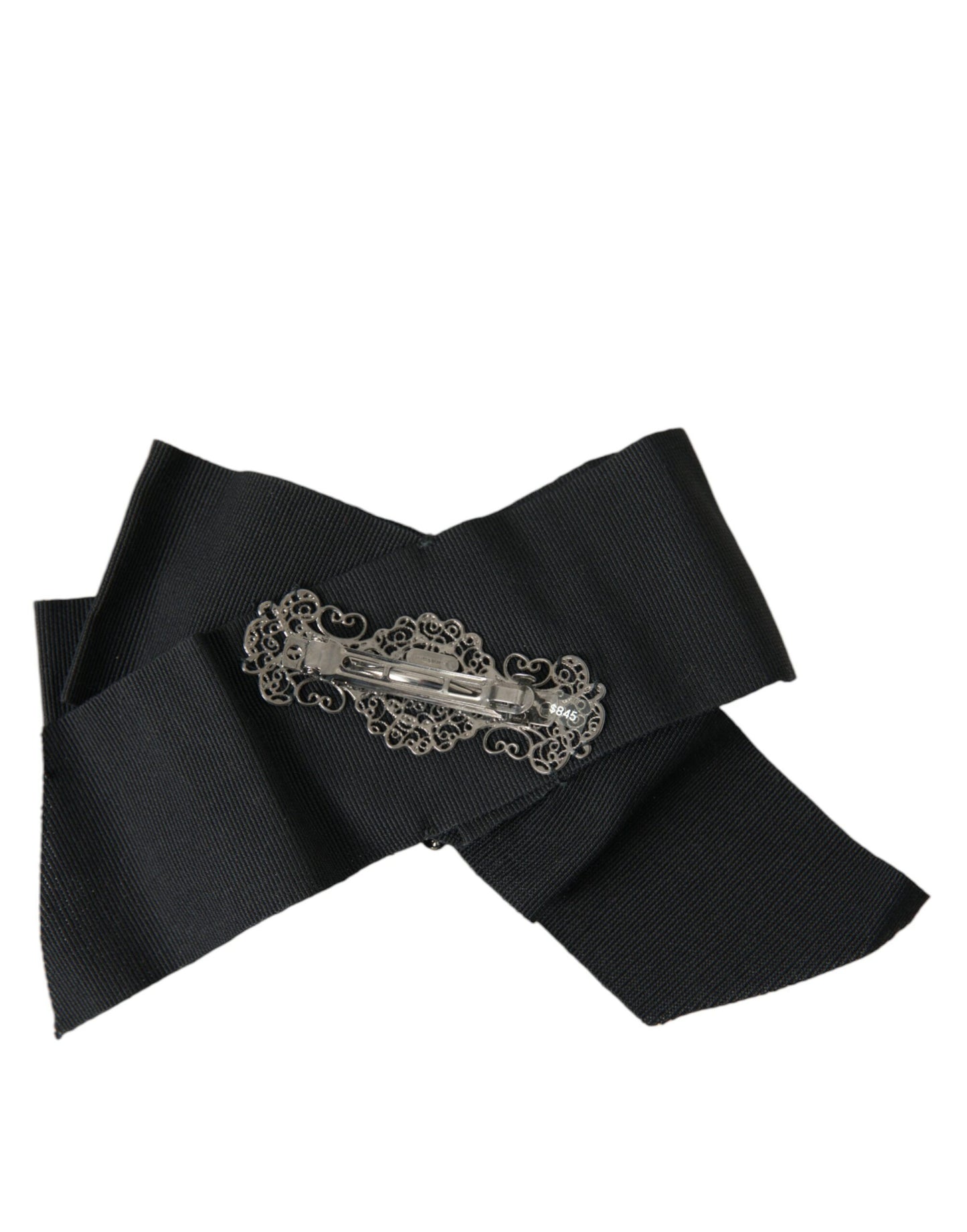 Pinza para el pelo con cristales Swarovski negros