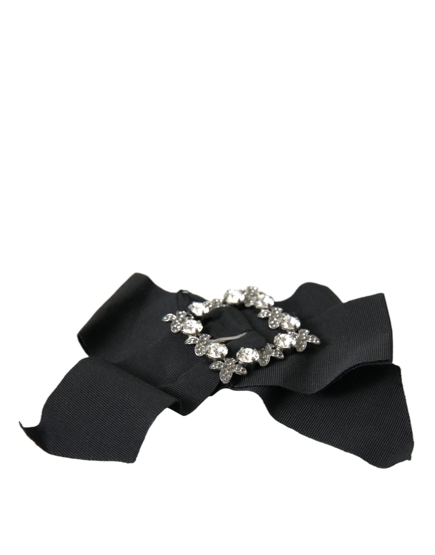 Pinza para el pelo con cristales Swarovski negros