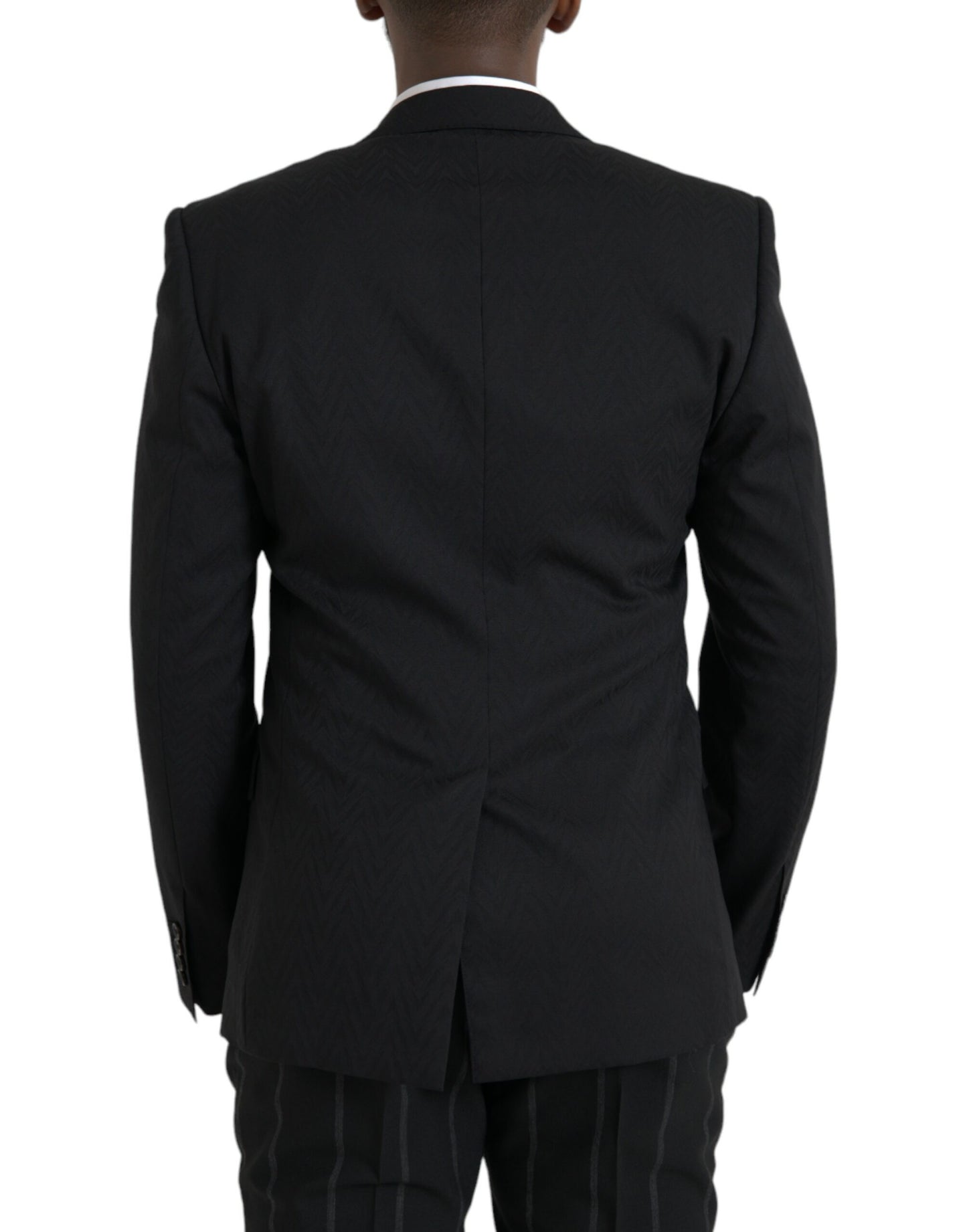 Chaqueta negra MARTINI Slim Fit Abrigo Blazer