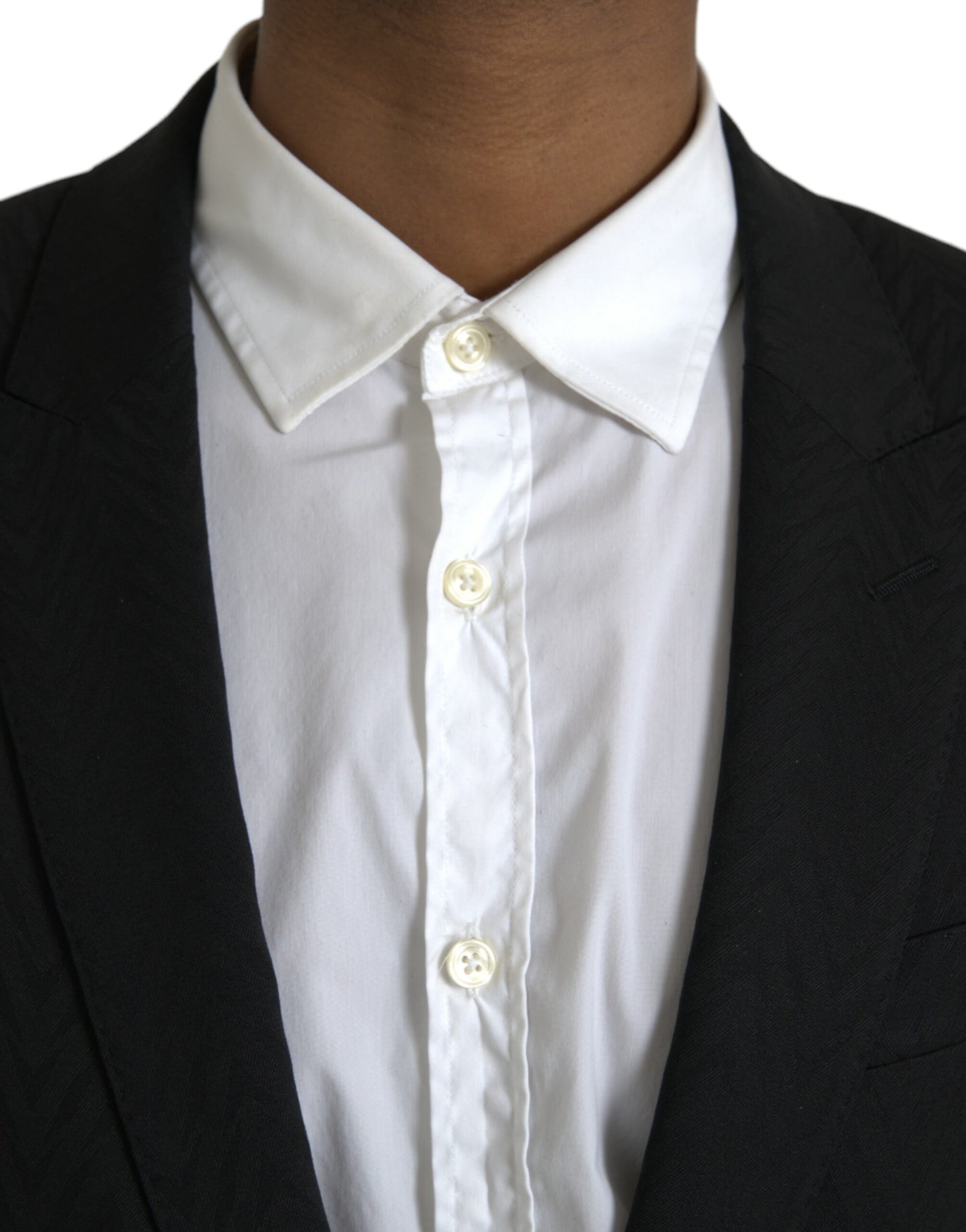 Chaqueta negra MARTINI Slim Fit Abrigo Blazer