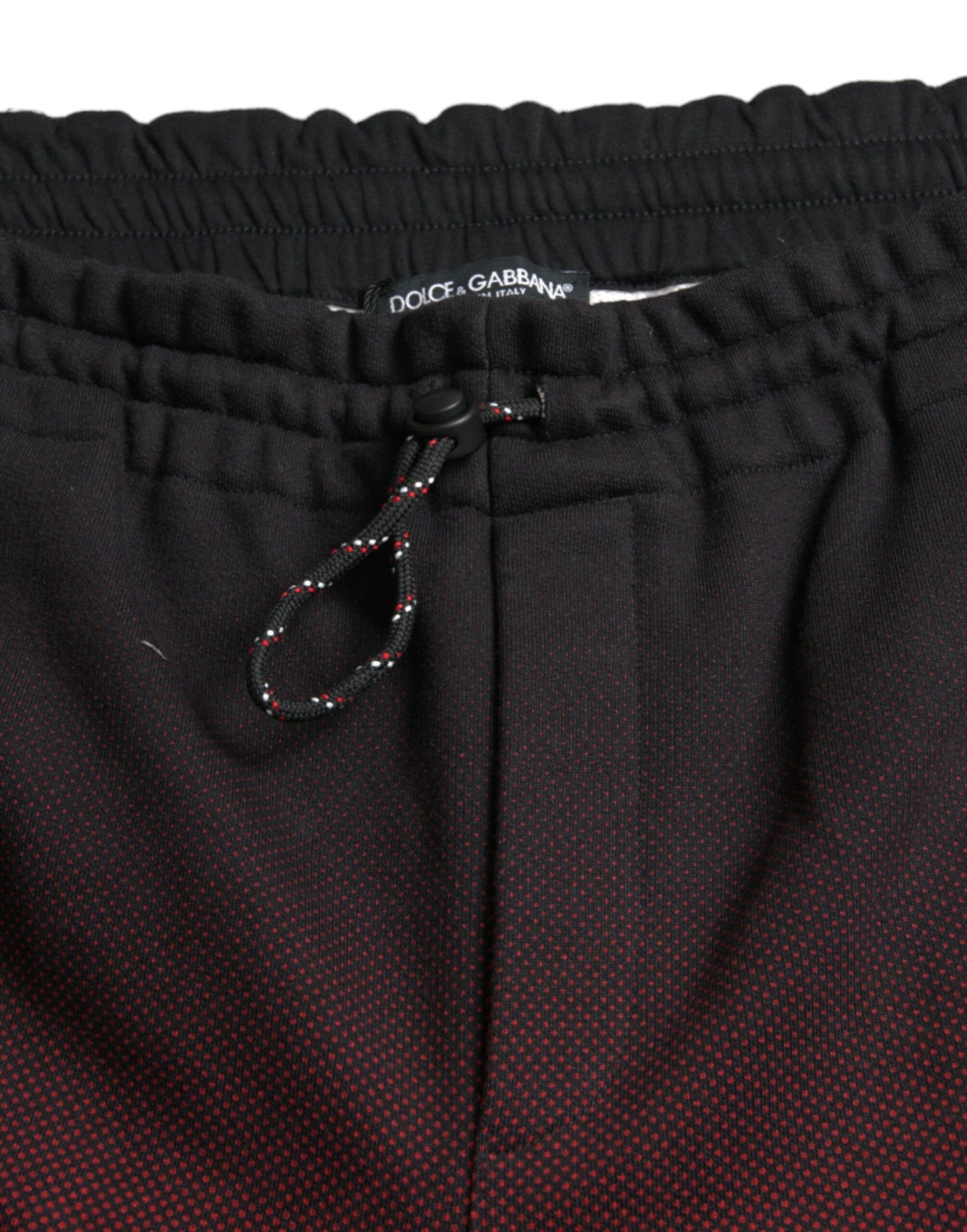 Bermudas de algodón con estampado de leopardo rojo