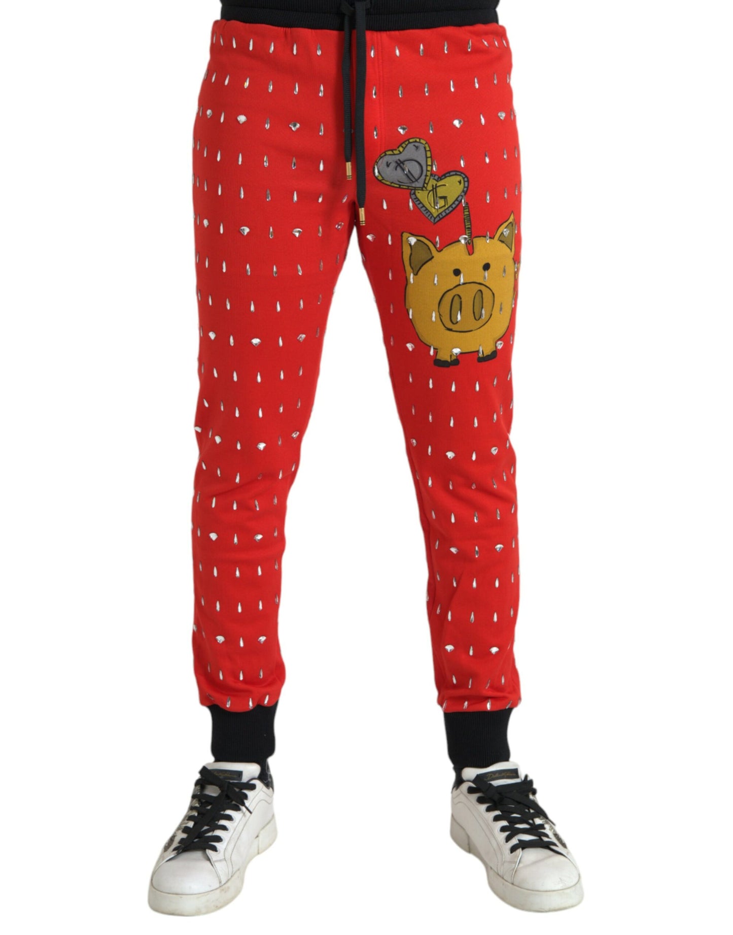 Pantalones deportivos rojos del Año del Cerdo