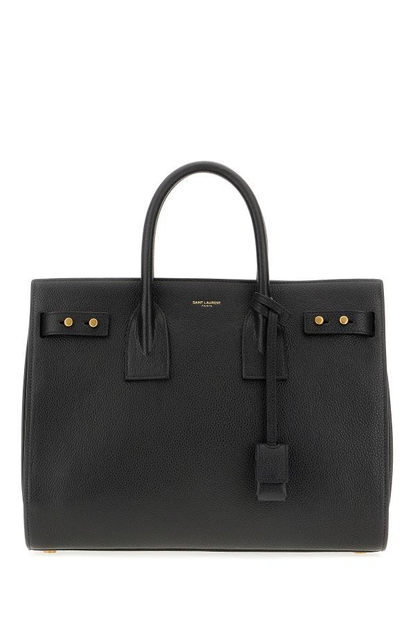 Bolso Sac De Jour de piel de becerro negra