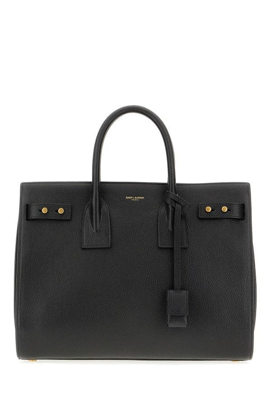 Bolso Sac De Jour de piel de becerro negra