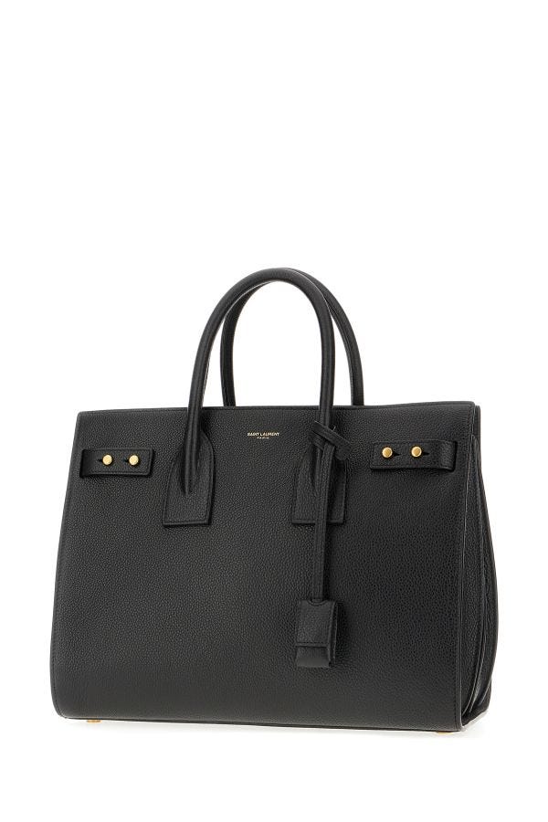 Bolso Sac De Jour de piel de becerro negra