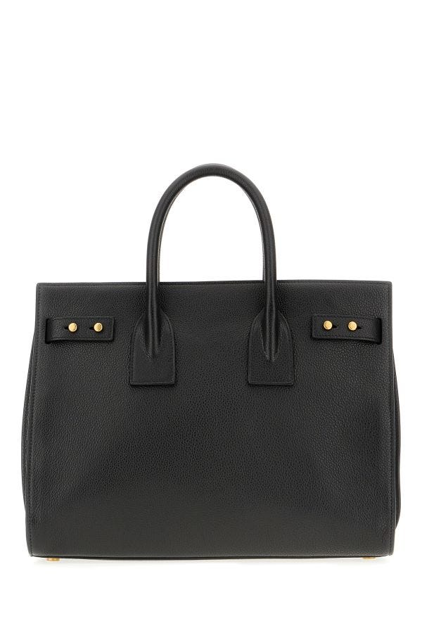 Bolso Sac De Jour de piel de becerro negra
