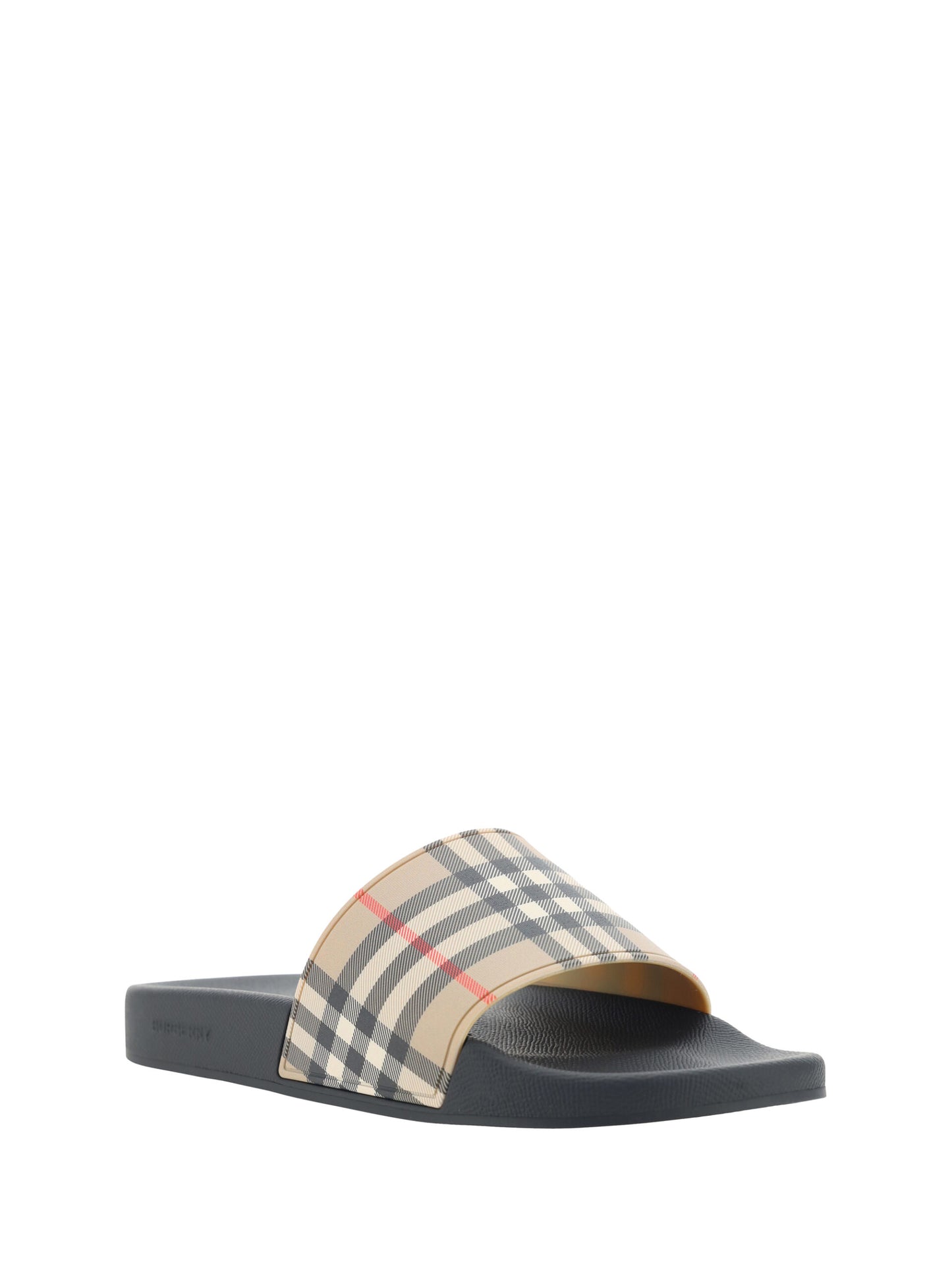 Sandalias de goma marrones