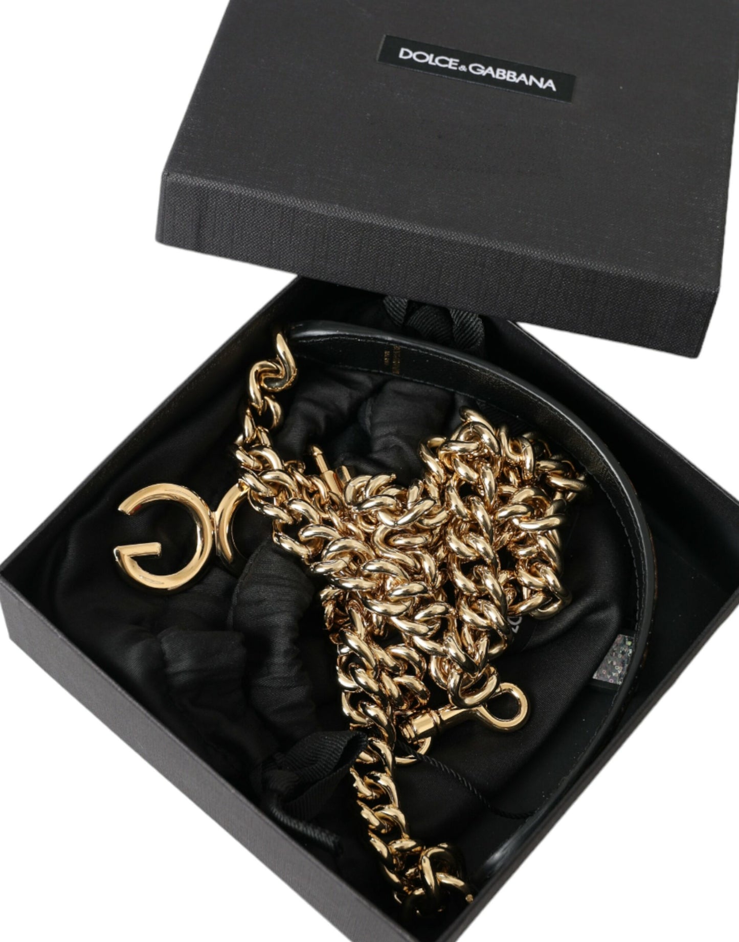 Correa de hombro con accesorio para bolso de leopardo marrón