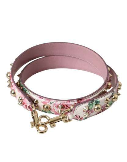 Correa de hombro con accesorio para bolso con diseño floral rosa