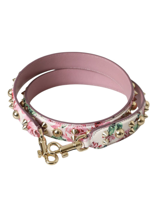Correa de hombro con accesorio para bolso con diseño floral rosa