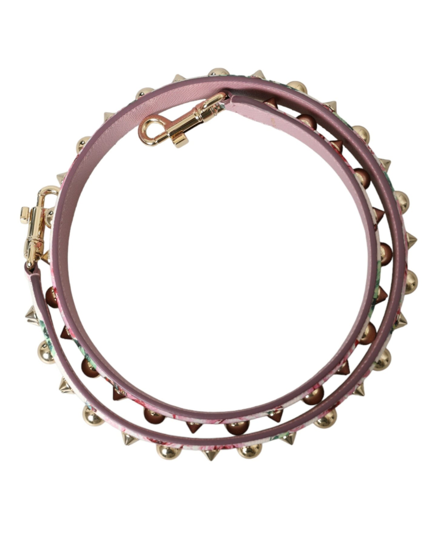 Correa de hombro con accesorio para bolso con diseño floral rosa
