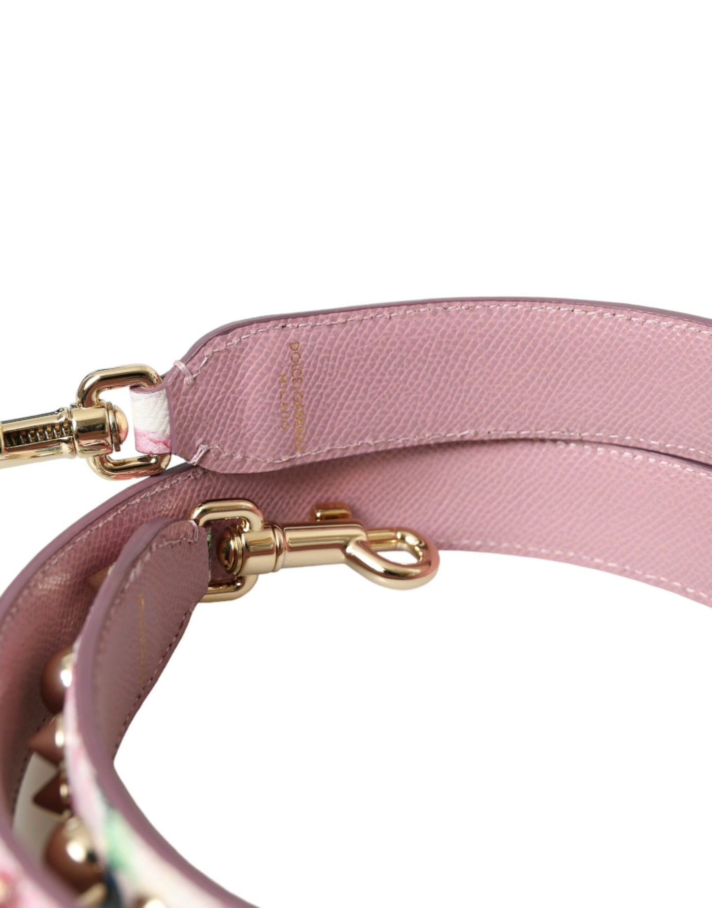 Correa de hombro con accesorio para bolso con diseño floral rosa