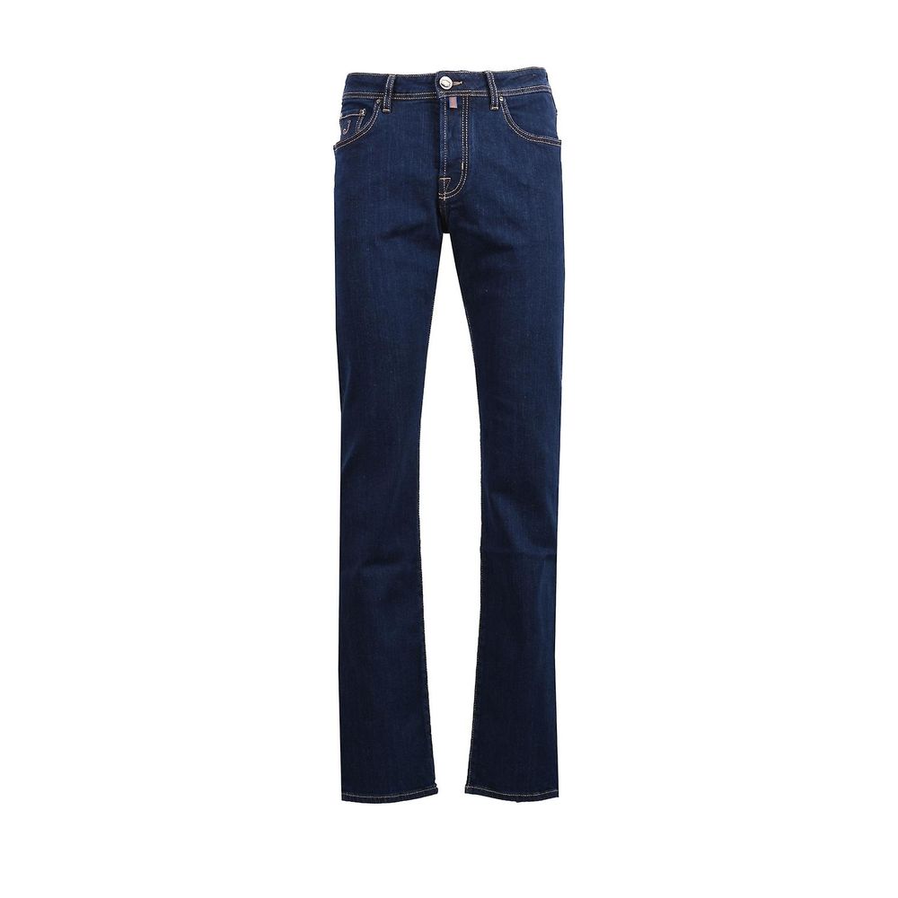 Vaqueros y pantalones de algodón azul