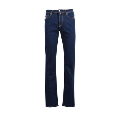 Vaqueros y pantalones de algodón azul