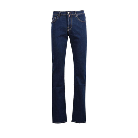 Vaqueros y pantalones de algodón azul