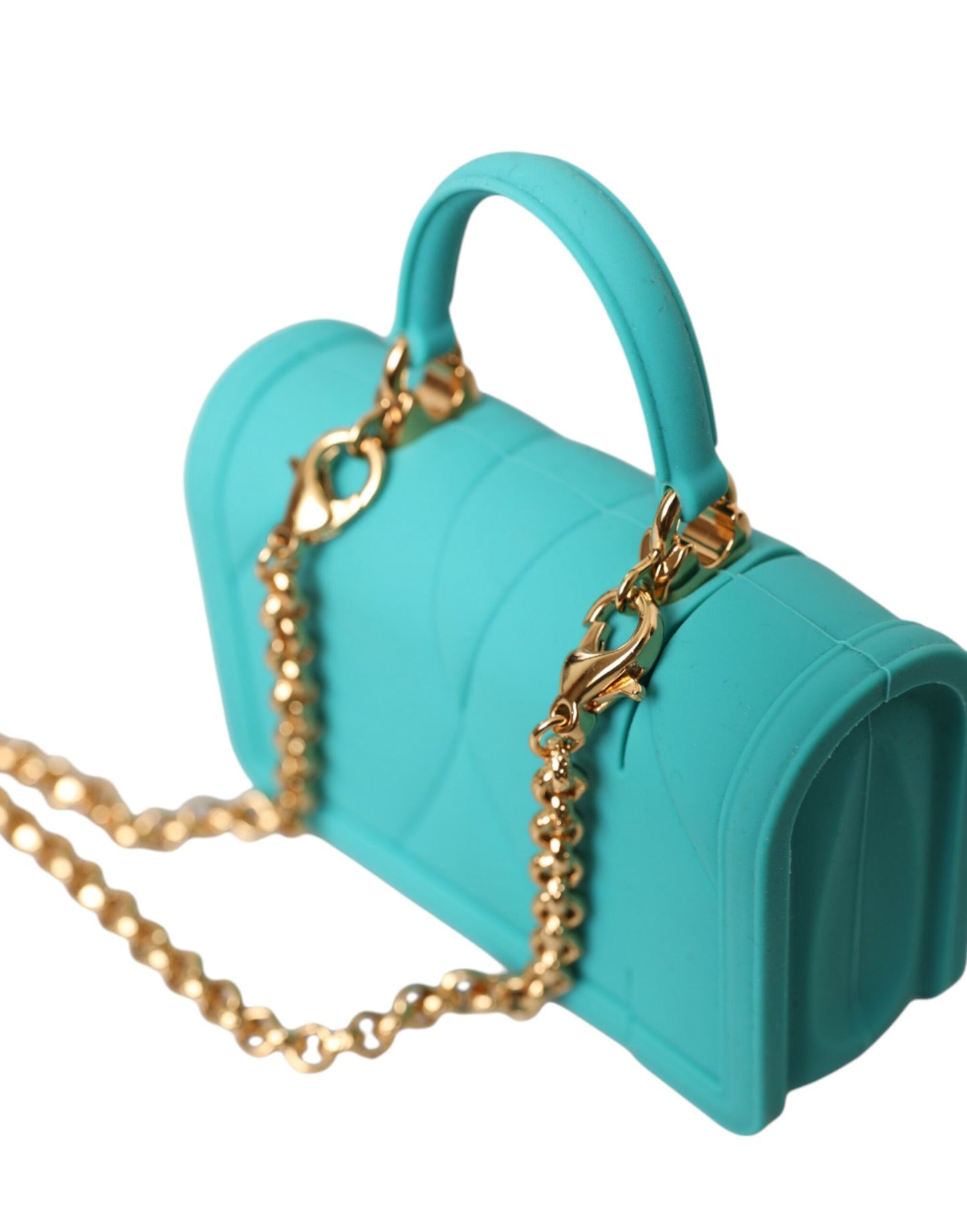 Funda de silicona turquesa con diseño de corazón devocional para Airpods