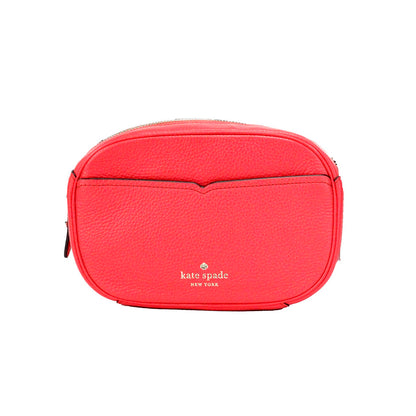Bolso bandolera Kourtney Small Stoplight de piel con diseño de guijarros para cámara